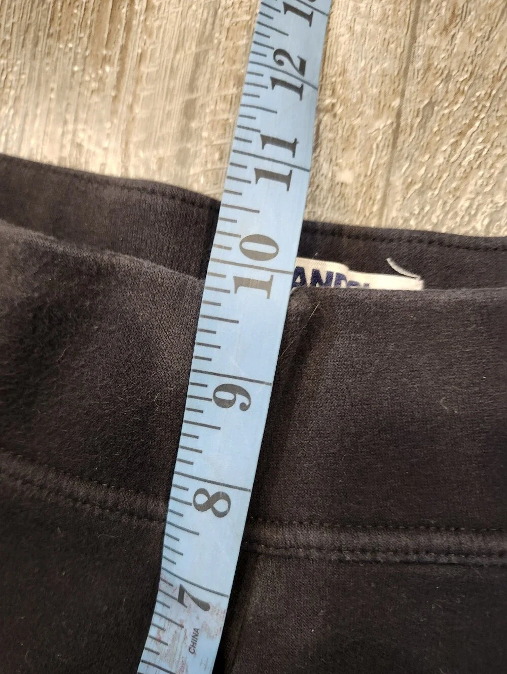 Lands’ End Serious Sweats Black Pull-On Pants Large Petite 14-16